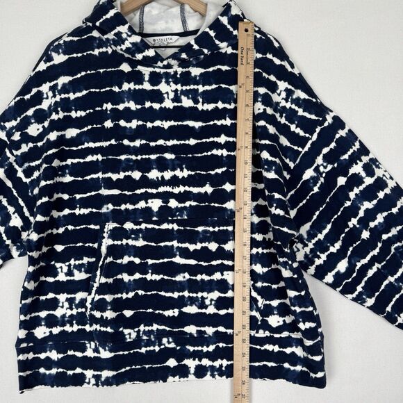 Athleta Sweatshirt Womens XL Blue Striped Pullover Comfort‎ Sporty Soft Stretchy - Picture 13 of 13